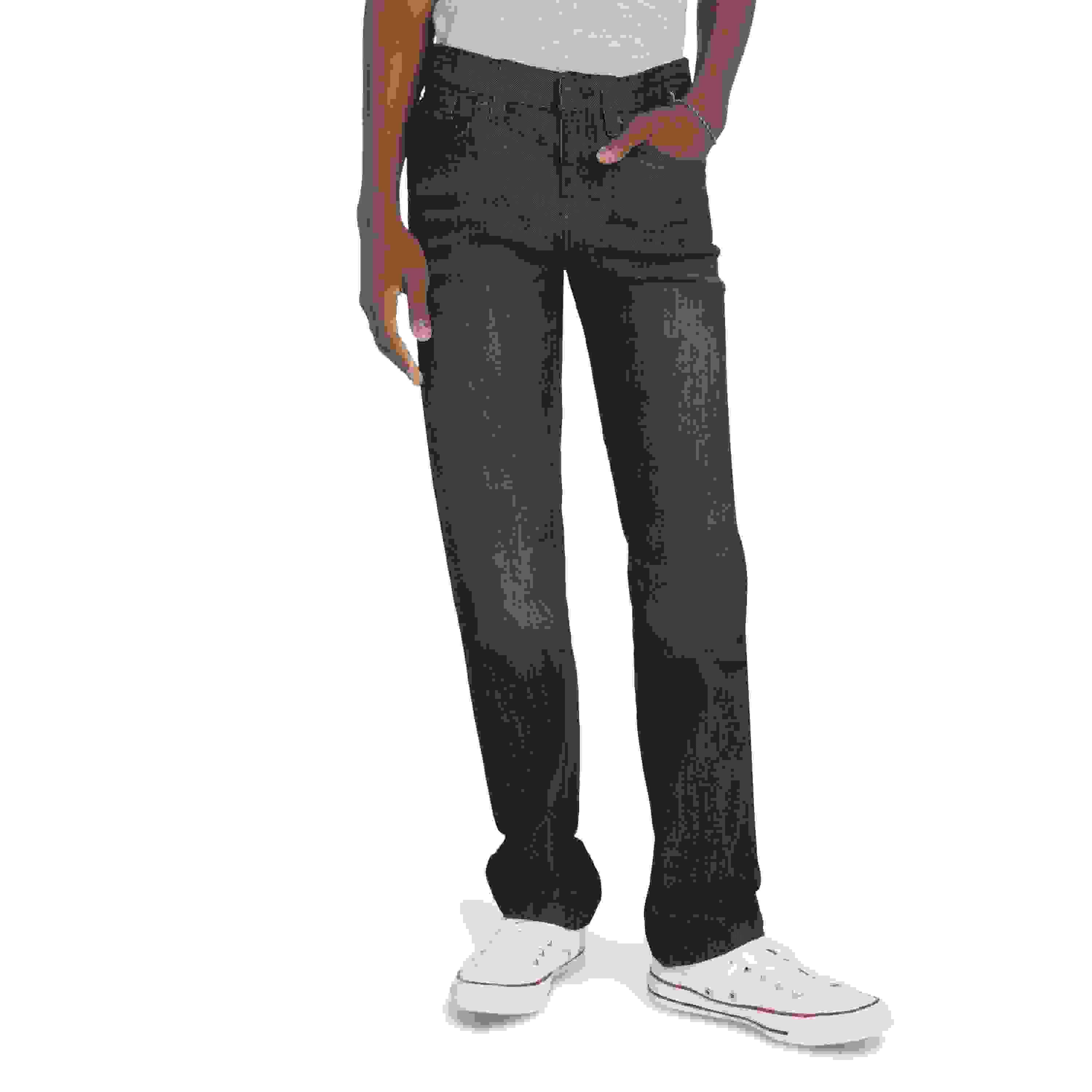 Levi's 514 Straight Fit Big Boys' Dark Grey Wash Denim Jeans
